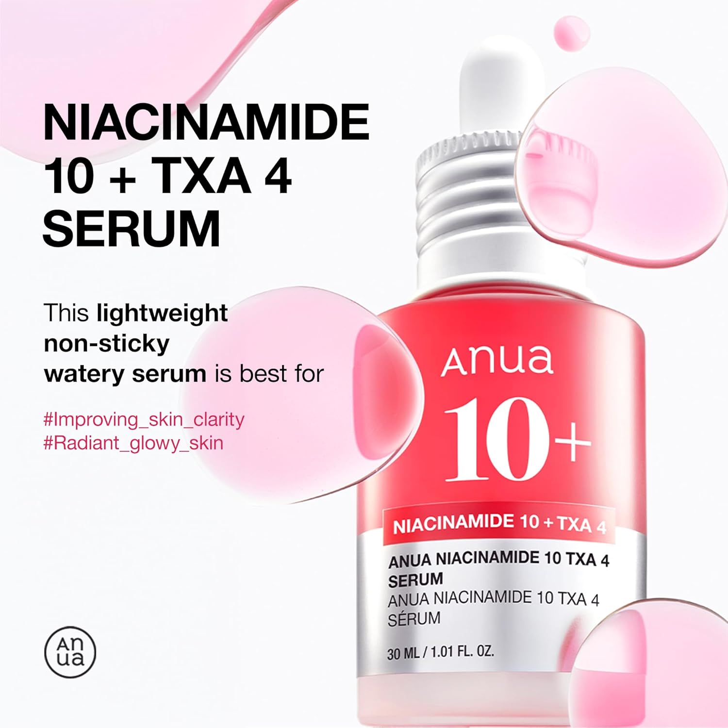 Anua Ultimate Spot Duo, Niacinamide 10 + TXA 4 Serum & Azelaic Acid 10 Hyaluron Redness Soothing Serum, Early & Post Spot Care, Skin Clarifying, Natural Color, Korean Skincare Set